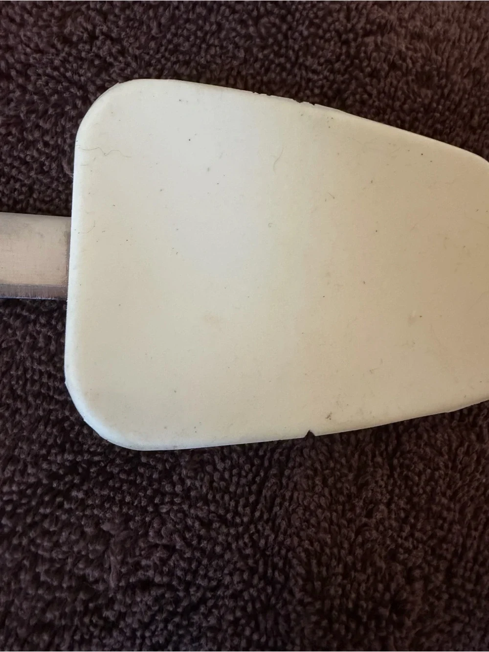 Vintage NORPRO Bowl Scraper Spatula White 18/10 Stainless Steel Kitchen Utensil